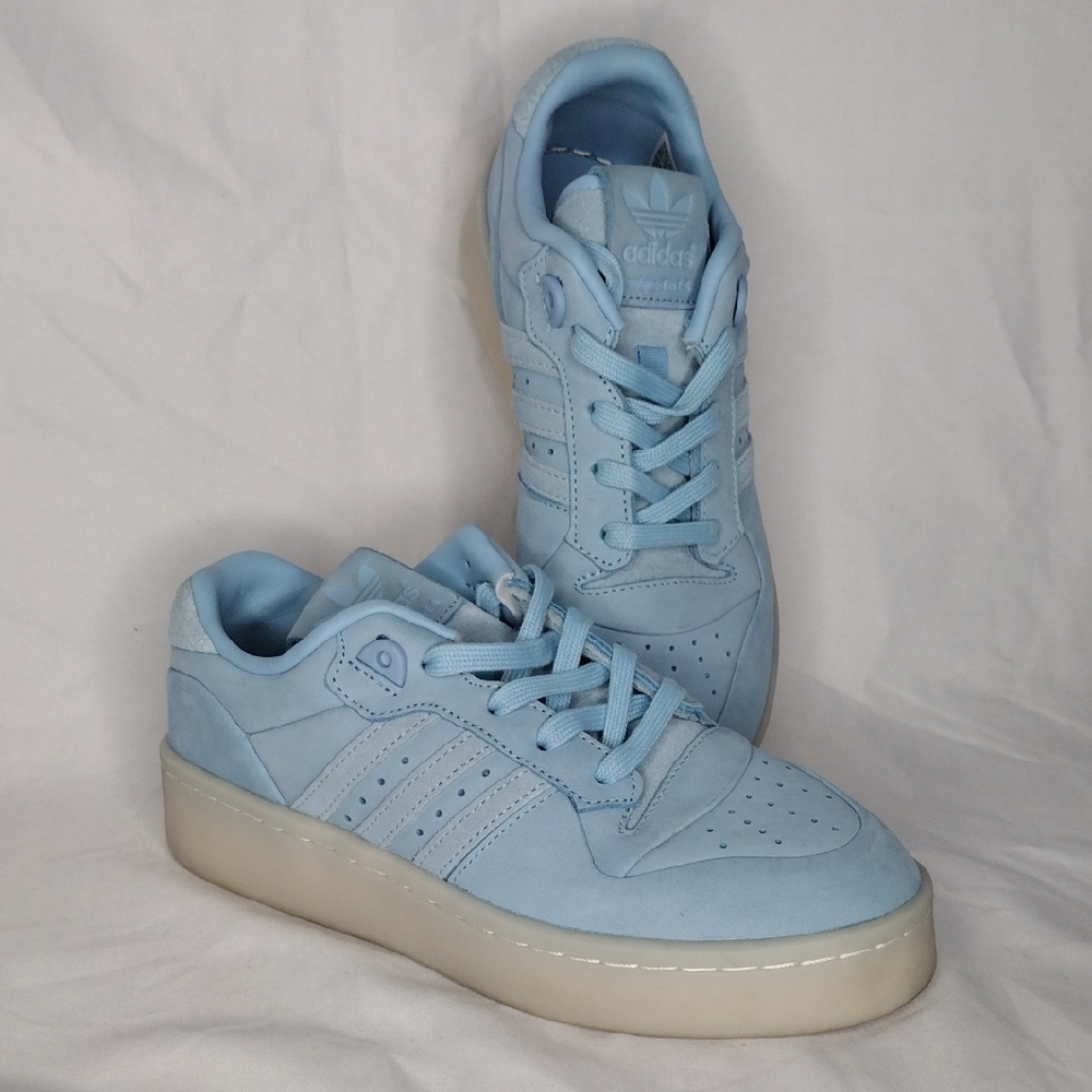 Adidas Rivalry Lux Low Top Clear Blue Size 6.5 Y